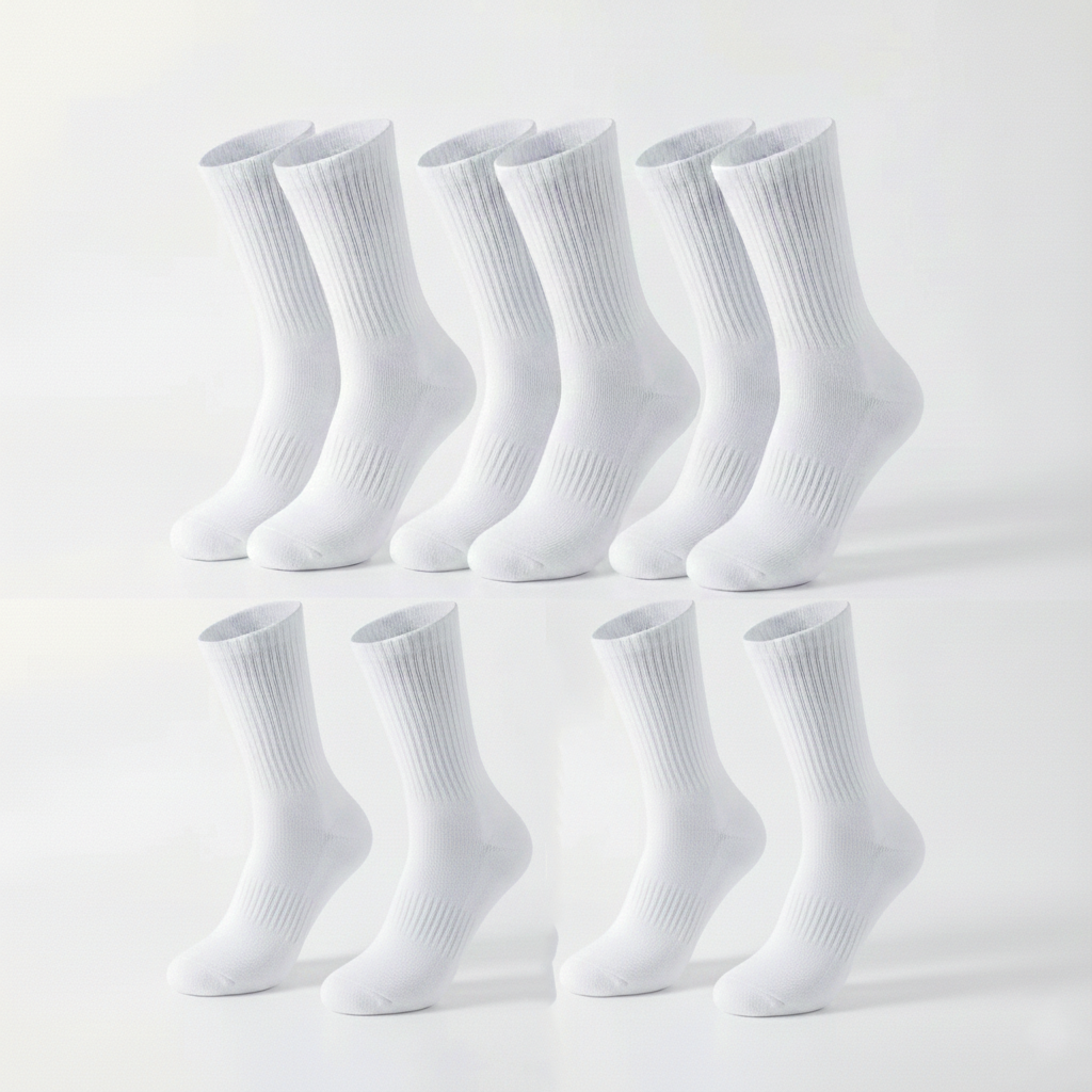 X5 Calze comfort - Bianco