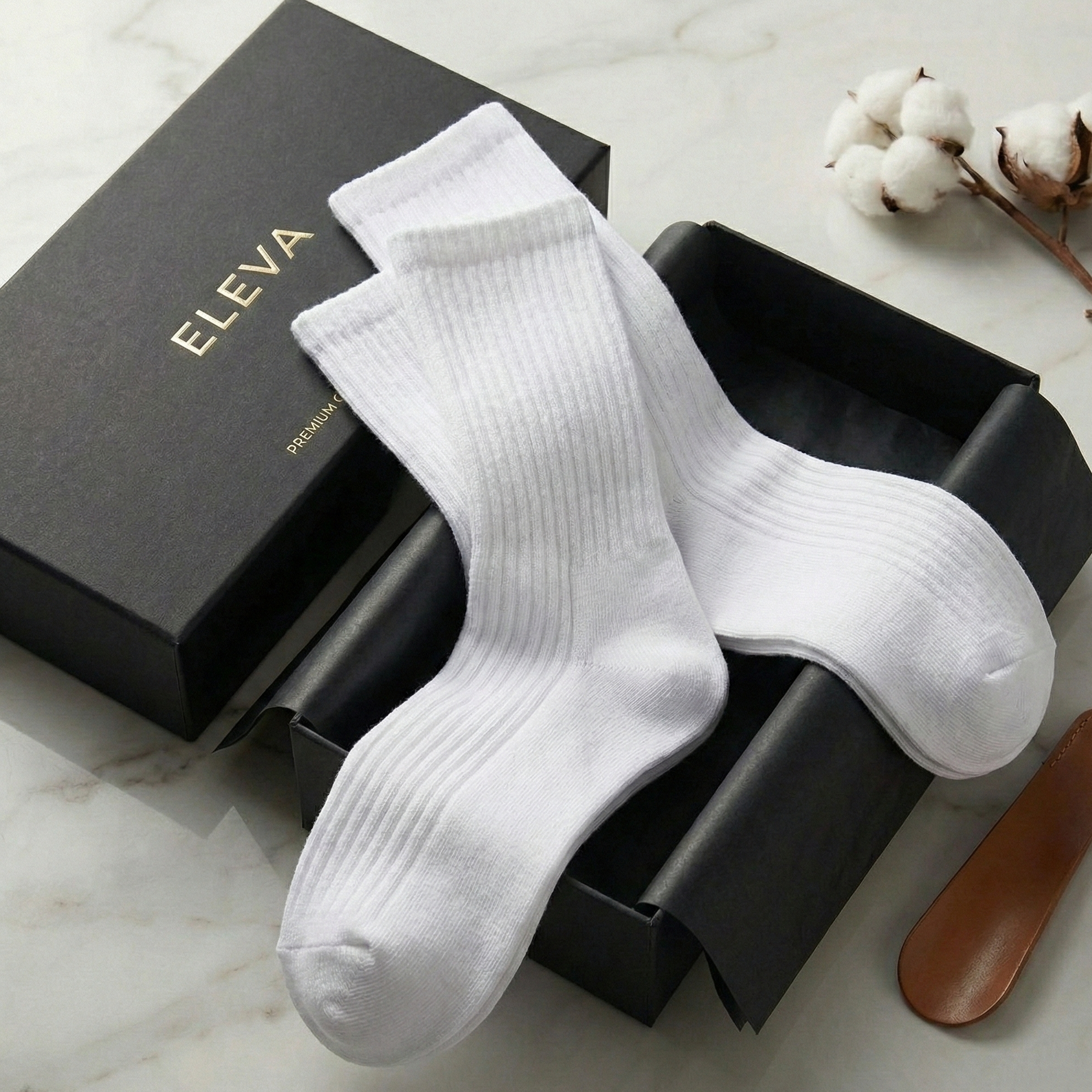 X3 Calze comfort - Bianco